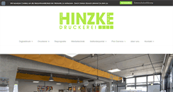 Desktop Screenshot of hinzke.de