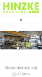 Mobile Screenshot of hinzke.de
